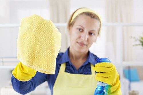 Illustration of ethical cleaning business commitment to human rights