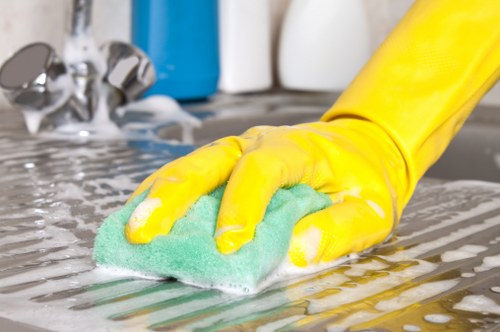 Kitchen deep clean during one off cleaning in Dulwich